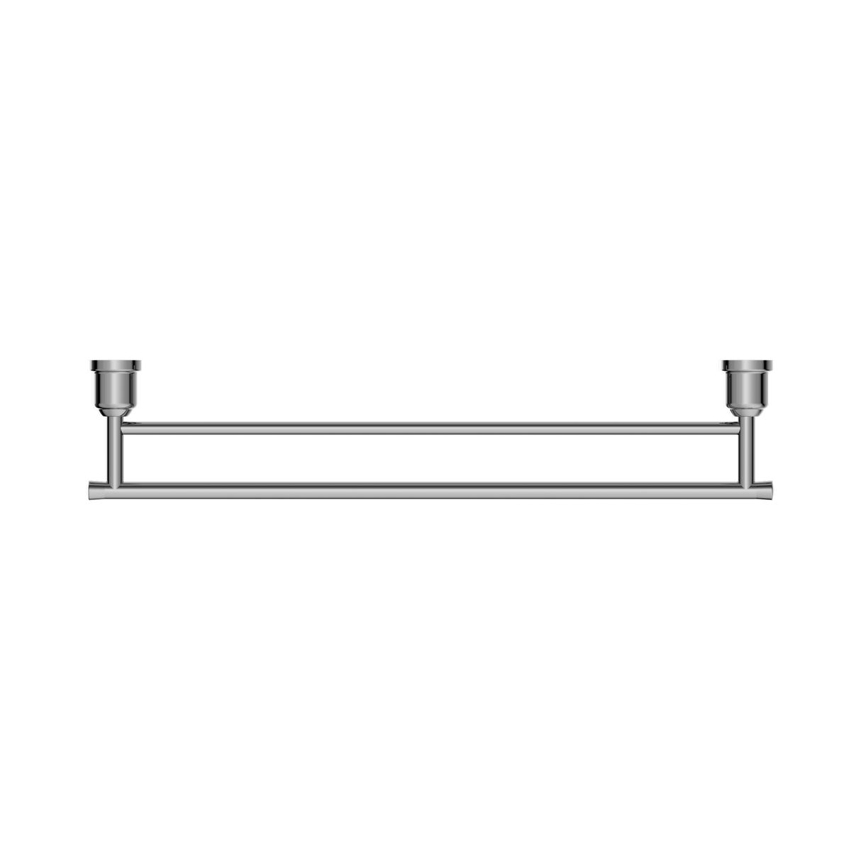 An image of Nero Tapware York Double Towel Rail 600mm Chrome