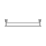 An image of Nero Tapware York Double Towel Rail 600mm Chrome