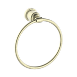 An image of Nero Tapware York Towel Ring Aged Brass
