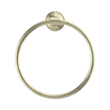 An image of Nero Tapware York Towel Ring Aged Brass