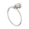 An image of Nero Tapware York Towel Ring Brushed Nickel