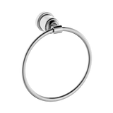 An image of Nero Tapware York Towel Ring Chrome