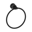 An image of Nero Tapware York Towel Ring Matte Black