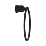 An image of Nero Tapware York Towel Ring Matte Black