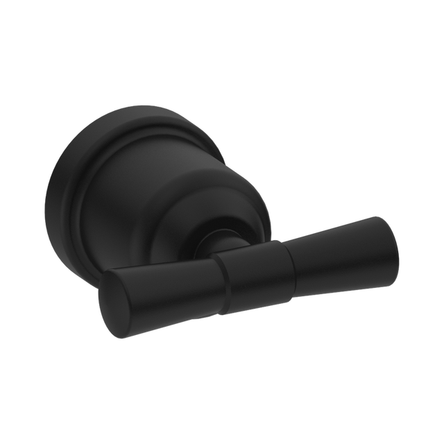 An image of Nero Tapware York Robe Hook Matte Black