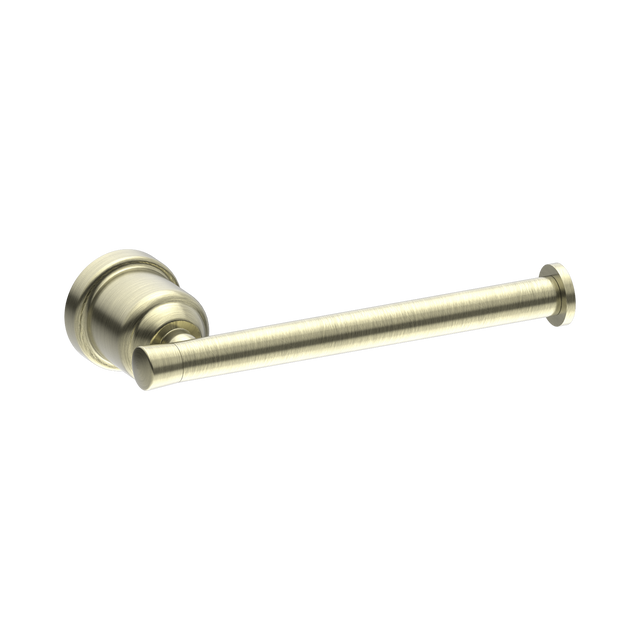 An image of Nero Tapware York Toilet Roll Holder Aged Brass