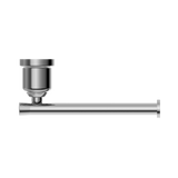 An image of Nero Tapware York Toilet Roll Holder Chrome
