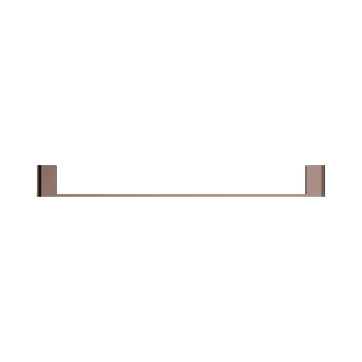 An image of Nero Tapware Bianca Single Towel Rail 600mm Brushed Bronze