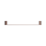 An image of Nero Tapware Bianca Single Towel Rail 600mm Brushed Bronze