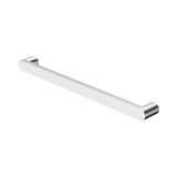 An image of Nero Tapware Bianca 240V Single Heated Towel Rail Chrome