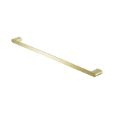 An image of Nero Tapware Bianca Single Towel Rail 800mm Brushed Gold
