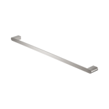 An image of Nero Tapware Bianca Single Towel Rail 800mm Brushed Nickel