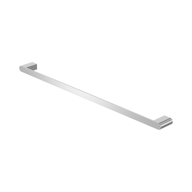 An image of Nero Tapware Bianca Single Towel Rail 800mm Chrome
