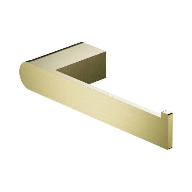 An image of Nero Tapware Bianca Toilet Roll Holder Brushed Gold