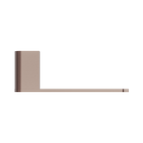 An image of Nero Tapware Bianca Toilet Roll Holder Brushed Bronze