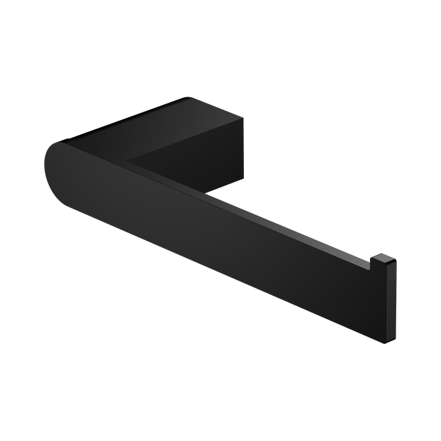 An image of Nero Tapware Bianca Toilet Roll Holder Matte Black