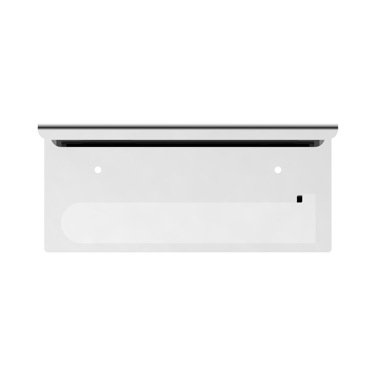 An image of Nero Tapware Bianca Toilet Roll Holder With Phone Holder Chrome