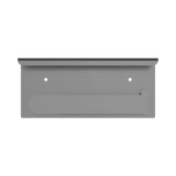 An image of Nero Tapware Bianca Toilet Roll Holder With Phone Holder Gun Metal