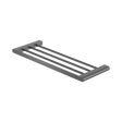 An image of Nero Tapware Bianca Towel Rack Gun Metal