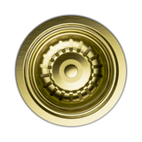 An image of Nero Tapware Kitchen Sink Basket Waste Brushed Gold