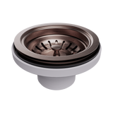 An image of Nero Tapware Kitchen Sink Basket Waste Brushed Bronze