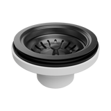 An image of Nero Tapware Kitchen Sink Basket Waste Gun Metal