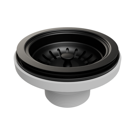 An image of Nero Tapware Kitchen Sink Basket Waste PVD Black