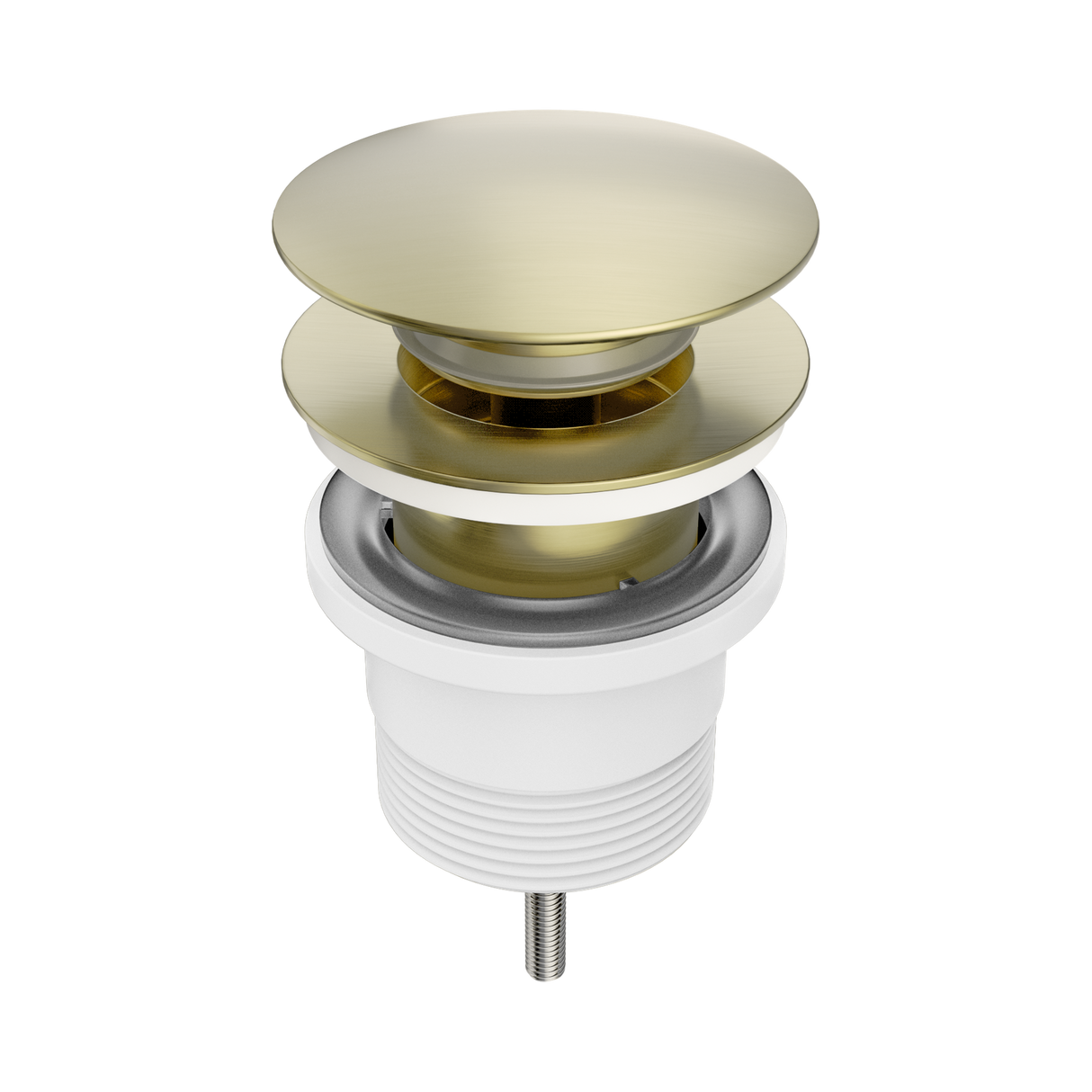 An image of Nero Tapware Project Pop Up Waste Brushed Gold