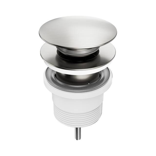 An image of Nero Tapware Project Pop Up Waste Brushed Nickel