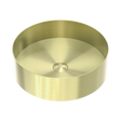 An image of Nero Tapware Opal Round 400mm Stainless Steel Basin Brushed Gold