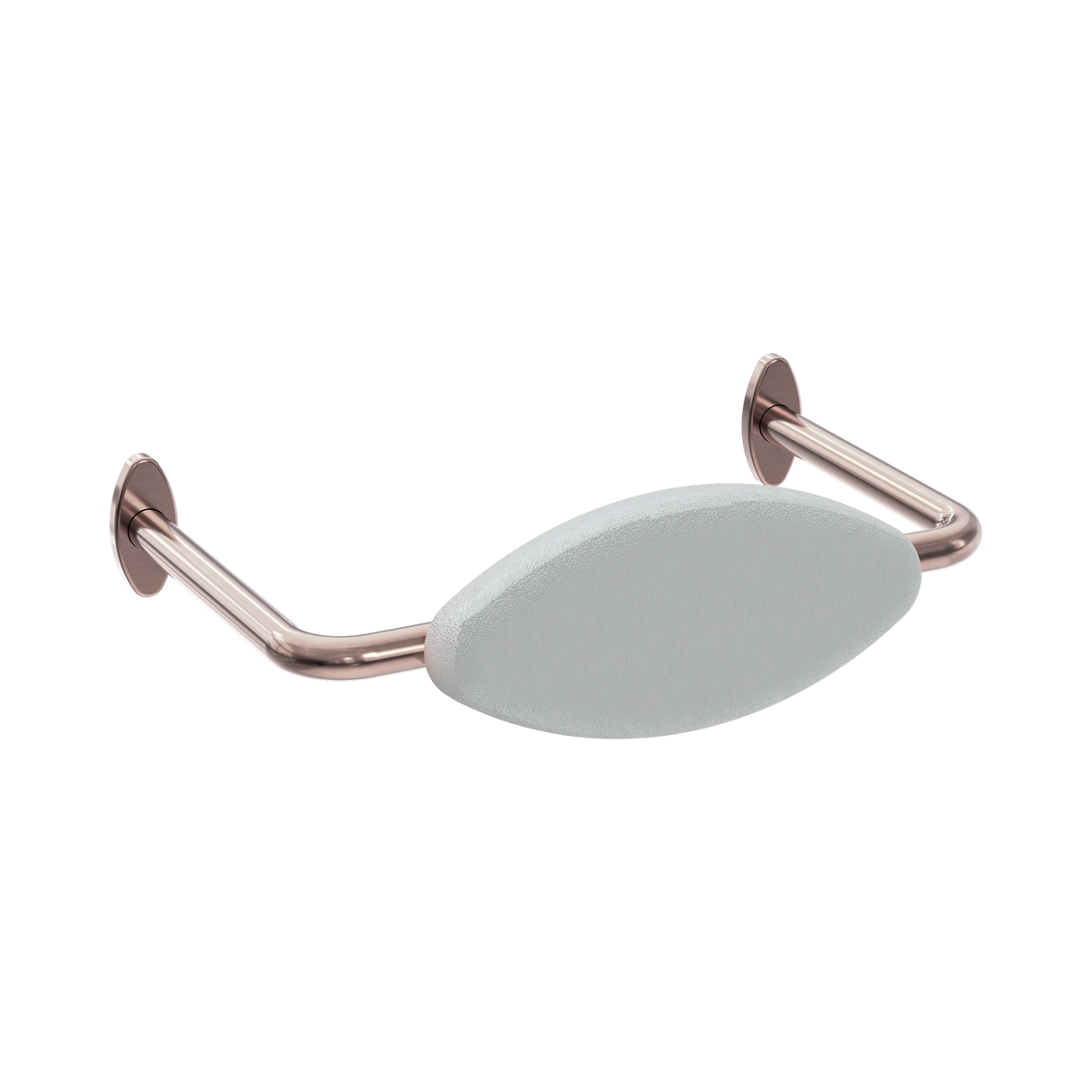 An image of Nero Tapware Mecca Care DDA Accessible Toilet Backrest Brushed Bronze