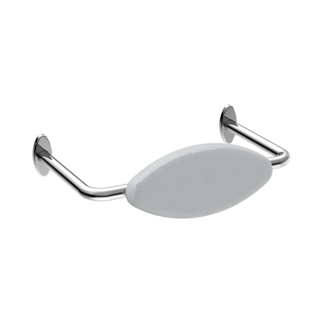 An image of Nero Tapware Mecca Care DDA Accessible Toilet Backrest Chrome