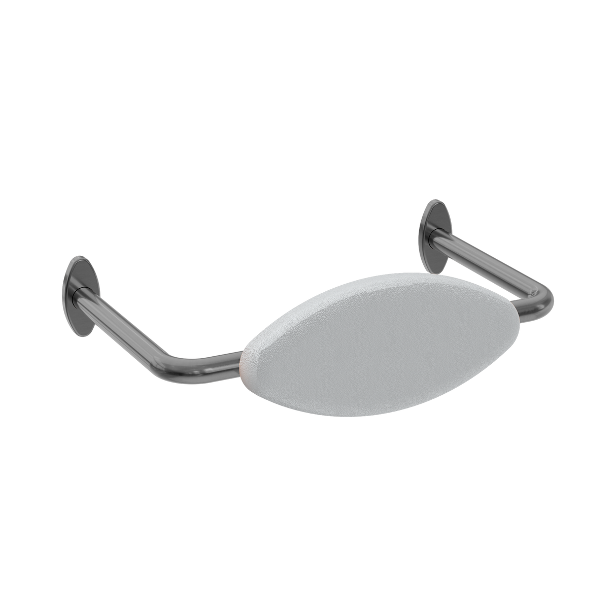 An image of Nero Tapware Mecca Care DDA Accessible Toilet Backrest Gun Metal