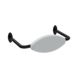 An image of Nero Tapware Mecca Care DDA Accessible Toilet Backrest Matte Black