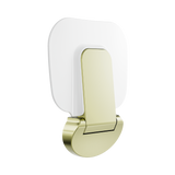 An image of Nero Tapware Mecca Care Shower Seat 400X330mm Brushed Gold