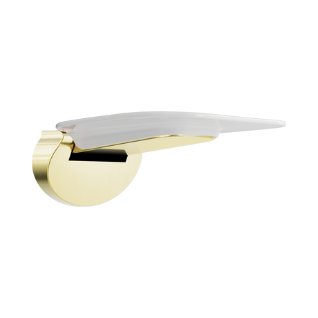 An image of Nero Tapware Mecca Care Shower Seat 400X330mm Brushed Gold