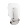An image of Nero Tapware Mecca Care Shower Seat 400X330mm Brushed Nickel