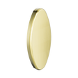 An image of Nero Tapware Backrest Removable Wall Cover Plate Brushed Gold