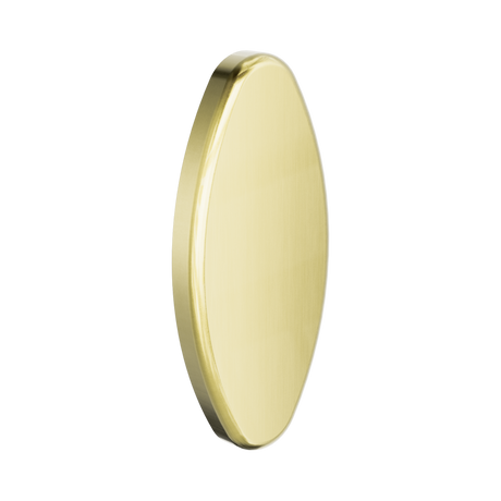 An image of Nero Tapware Backrest Removable Wall Cover Plate Brushed Gold