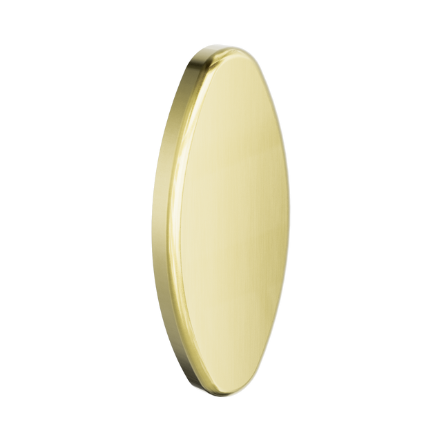 An image of Nero Tapware Backrest Removable Wall Cover Plate Brushed Gold