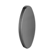 An image of Nero Tapware Backrest Removable Wall Cover Plate Gun Metal