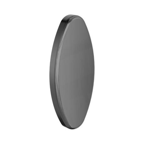 An image of Nero Tapware Backrest Removable Wall Cover Plate Gun Metal