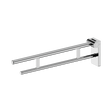 An image of Nero Tapware Mecca Care Foldable Toilet Support Arm Chrome