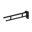 An image of Nero Tapware Mecca Care Foldable Toilet Support Arm Matte Black