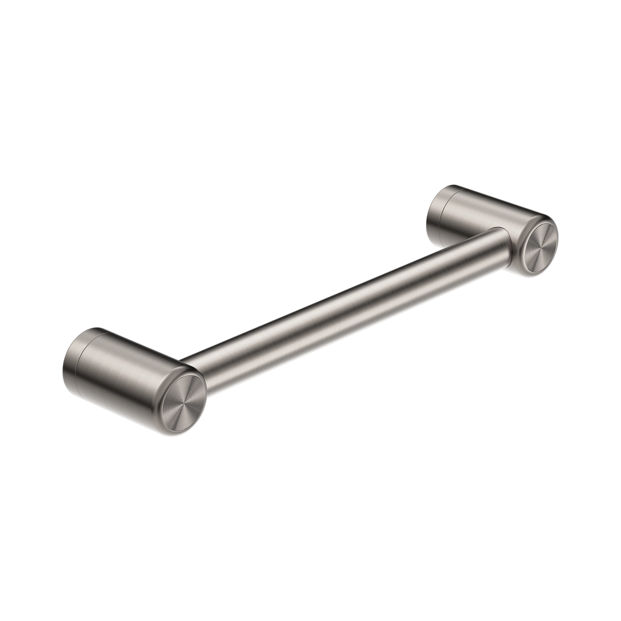 An image of Nero Tapware Mecca Care 25mm Grab Rail 300mm Brushed Nickel