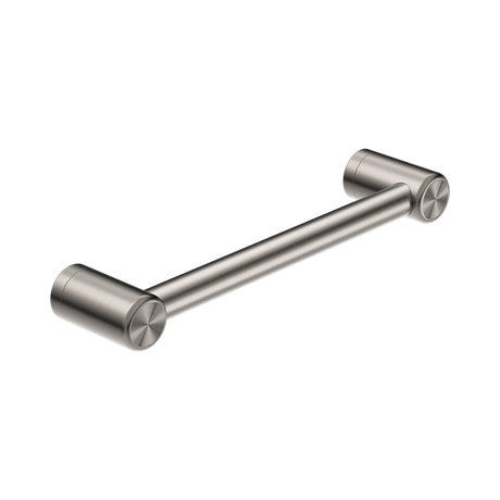 An image of Nero Tapware Mecca Care 25mm Grab Rail 300mm Brushed Nickel