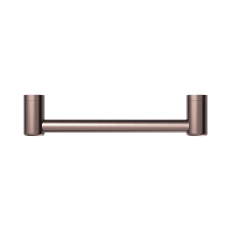 An image of Nero Tapware Mecca Care 25mm Grab Rail 300mm Brushed Bronze