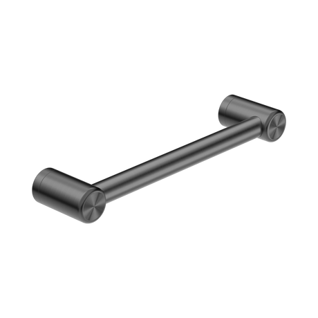 An image of Nero Tapware Mecca Care 25mm Grab Rail 300mm Gun Metal