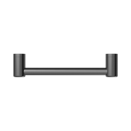 An image of Nero Tapware Mecca Care 25mm Grab Rail 300mm Gun Metal