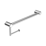 An image of Nero Tapware Mecca Care 25mm Toilet Roll Rail 450mm Chrome
